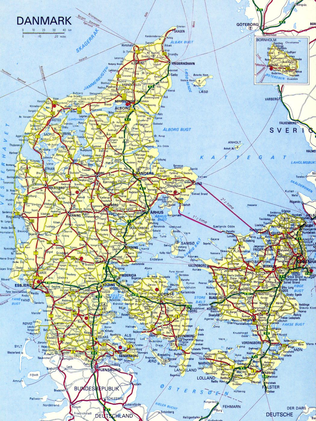 On a Mission: Map of Denmark