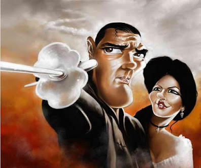 Caricatures of famous stars