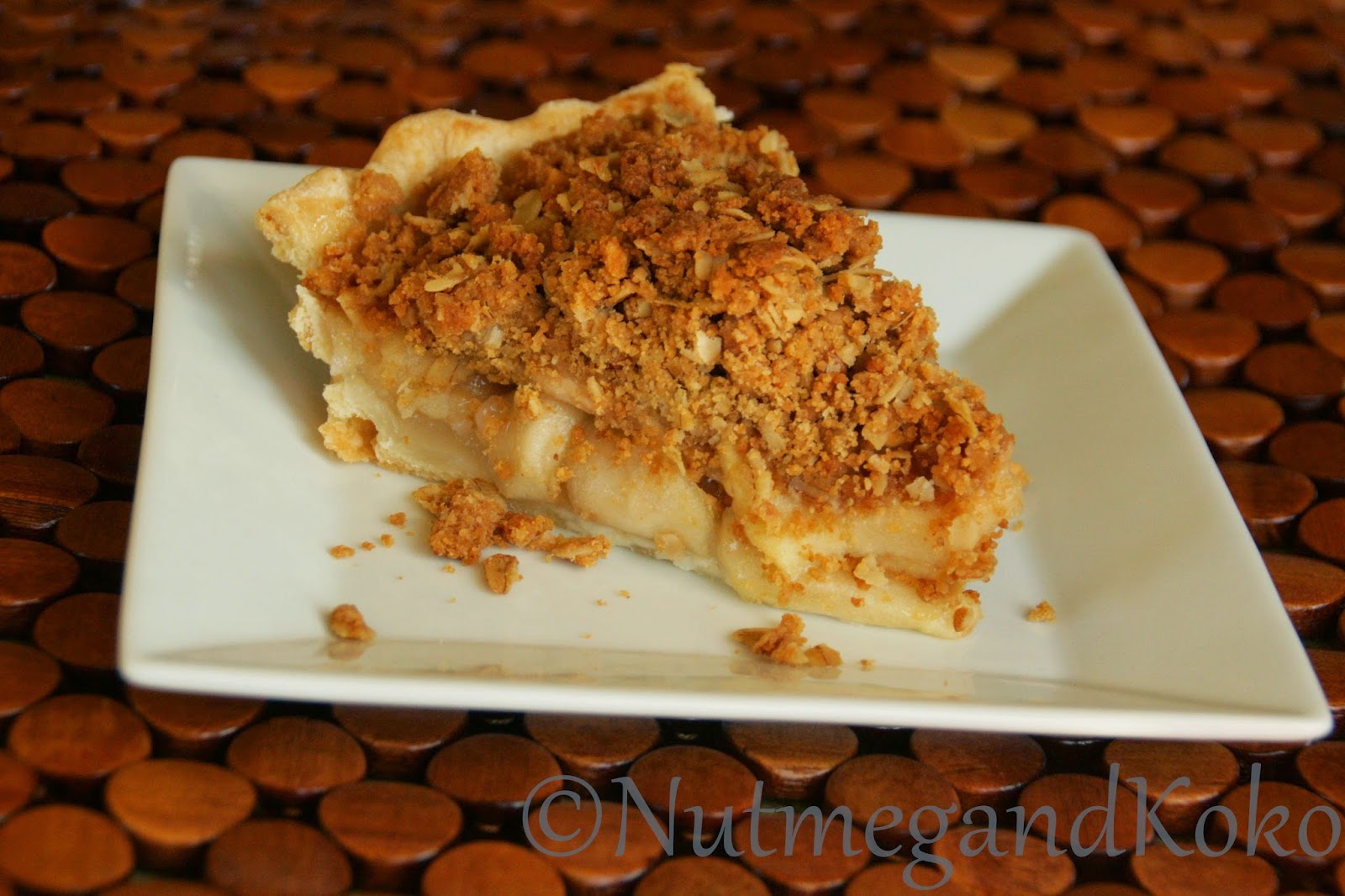 Nutmeg and KoKo Peanut Butter Apple Pie