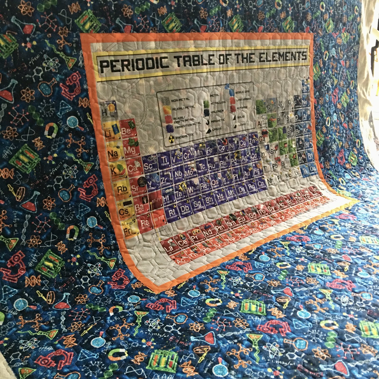 Grace and Peace Quilting 🔎Periodic Table 🔍 Of ⚛ Elements 🔬 Quilt