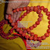 Japamala Kalung Tasbih Batu RED CORAL : Kerajinan IMDA Handicraft Japamala Kalung Tasbih Batu RED CORAL Original Natural Ukuran 108 Diameter 18 mm