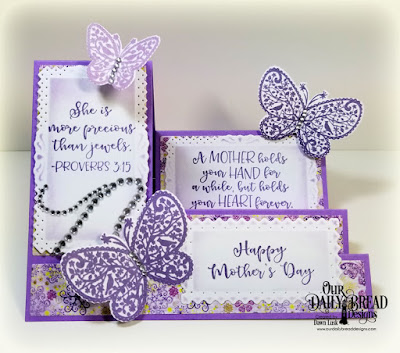 Our Daily Bread Designs Stamp/Die Duos: The Greatest Gift, Paper Collection: Whimsical Wildflowers, Custom Dies: Filigree Frames, Side Step Card, Side Step Layers