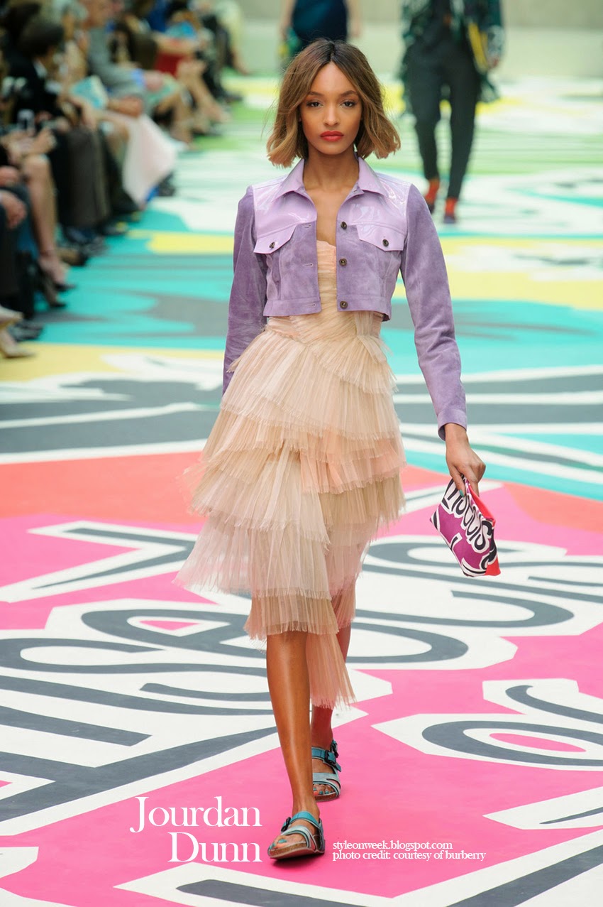 Jourdan Dunn at Burberry Prorsum Womenswear Spring-Summer 2015
