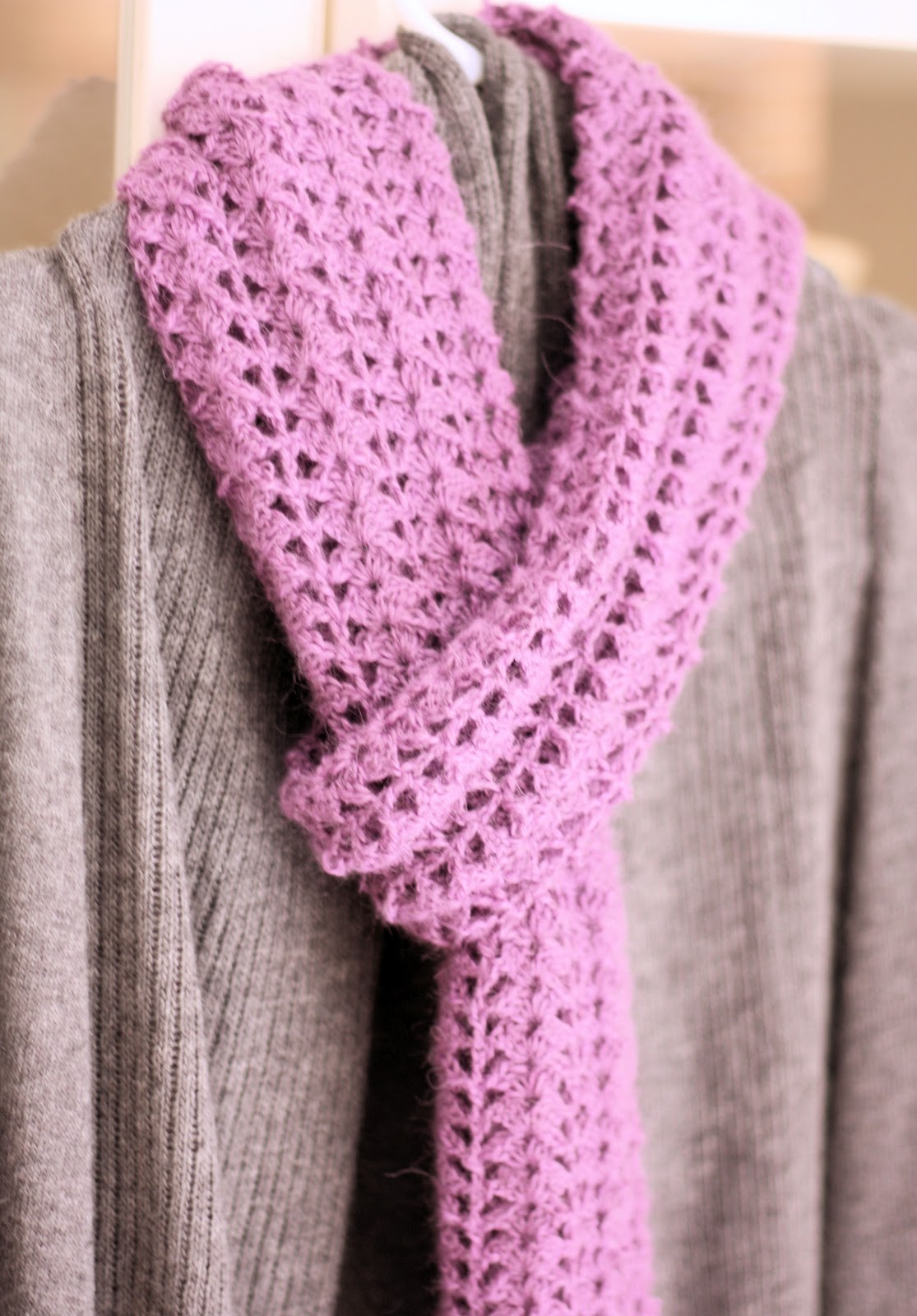 Crochet Scarf Size Chart