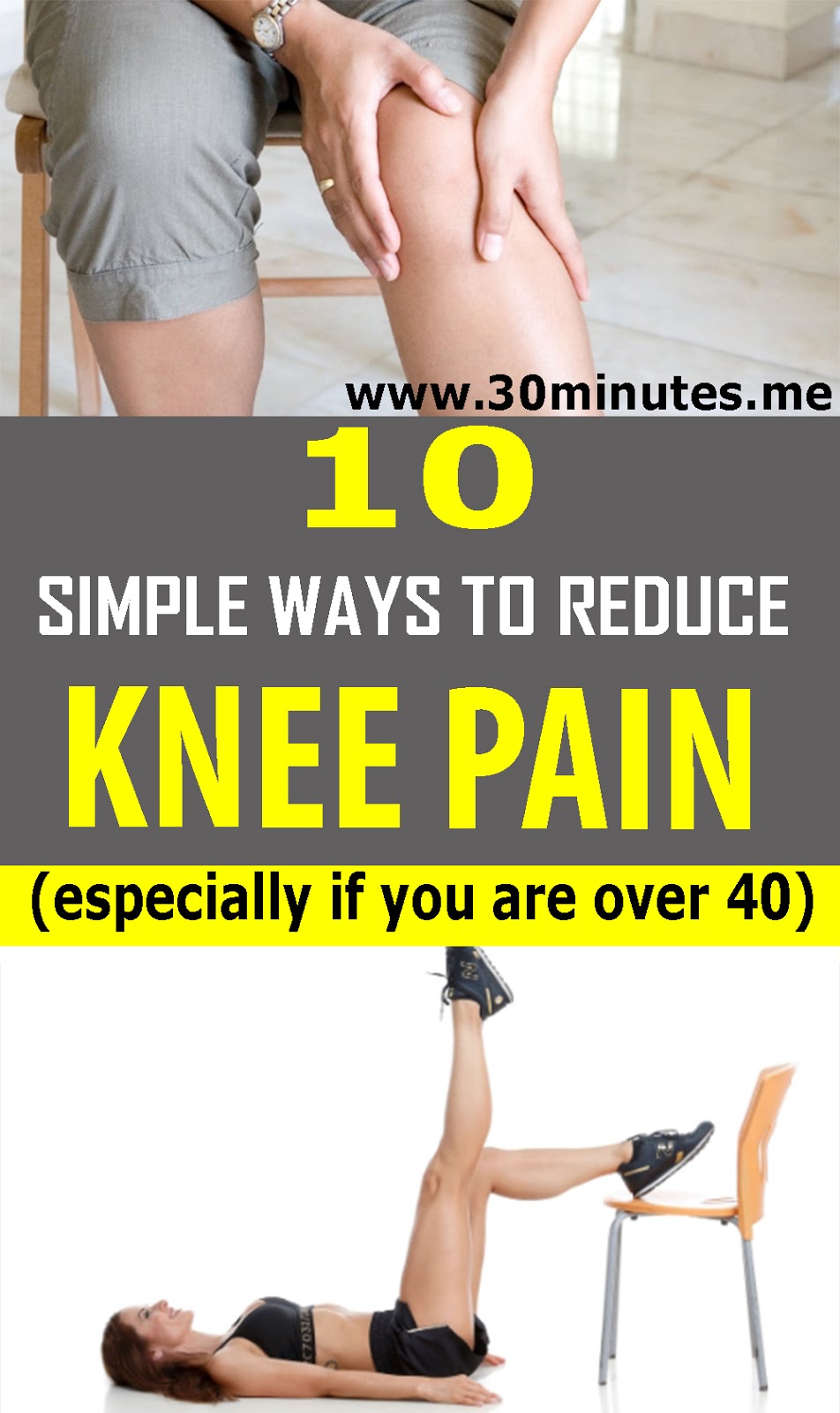 How to get rid of knee pain 10 Simple ways HEALTH and WELLNESS