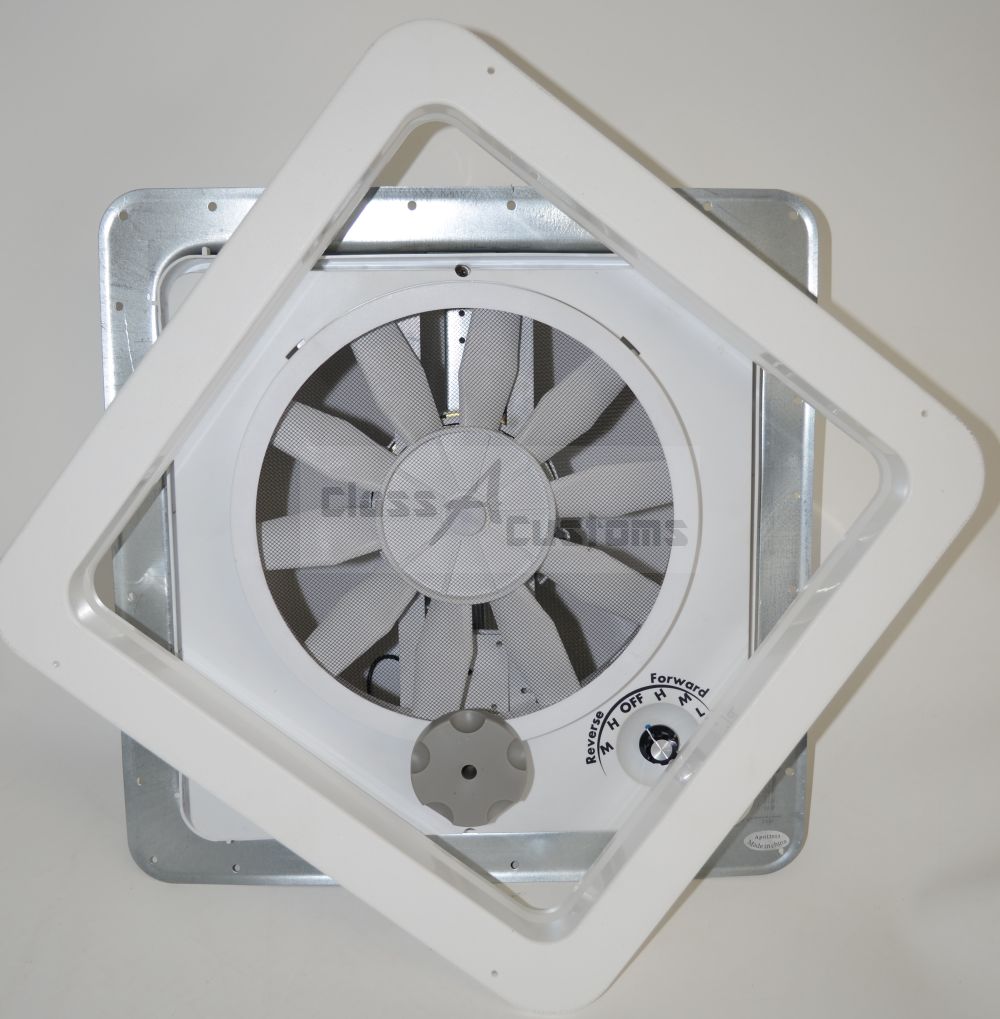 Class A Customs 90046CR Vortex II Multi Speed 12 volt RV Roof Vent Upgrade Kit classAcustoms