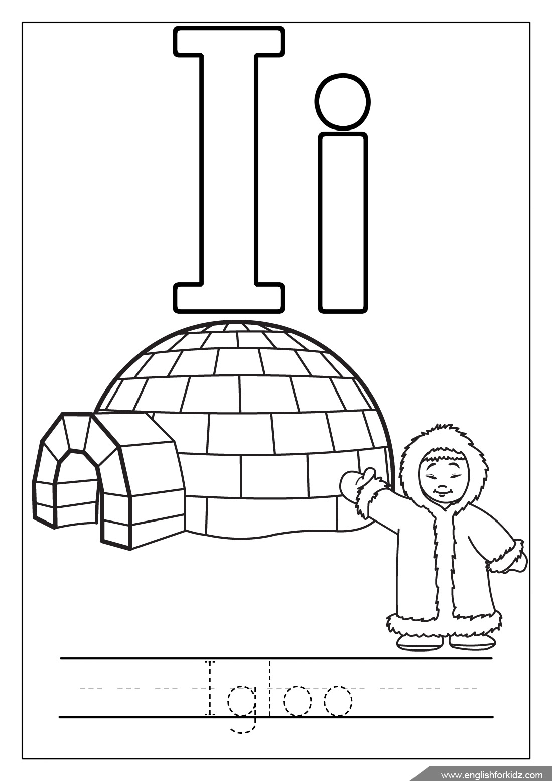 English for Kids Step by Step: Printable Alphabet Coloring Pages