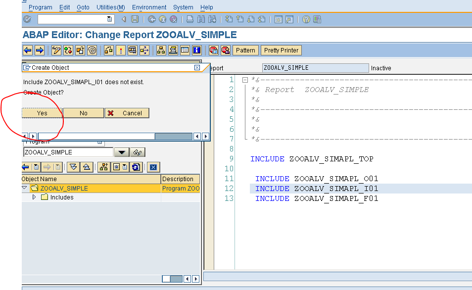 SAP TECH: Basic OO-ALV Report ( SE80 )