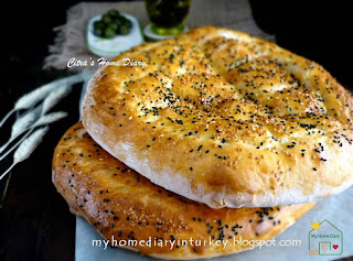 Citra's Home Diary: No knead Ramazan Pidesi / Turkish Pide bread ...