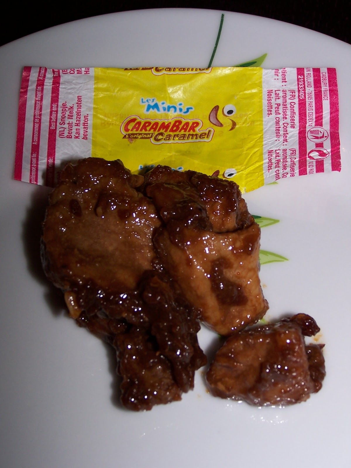 Carambar Gelatine De Porc Ou Pas Scène de Gourmandise: Sauté de Porc au carambar Original