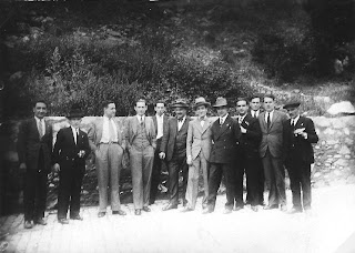 Equipos de ajedrez de Manresa y La Farga de Bebié en julio de 1932