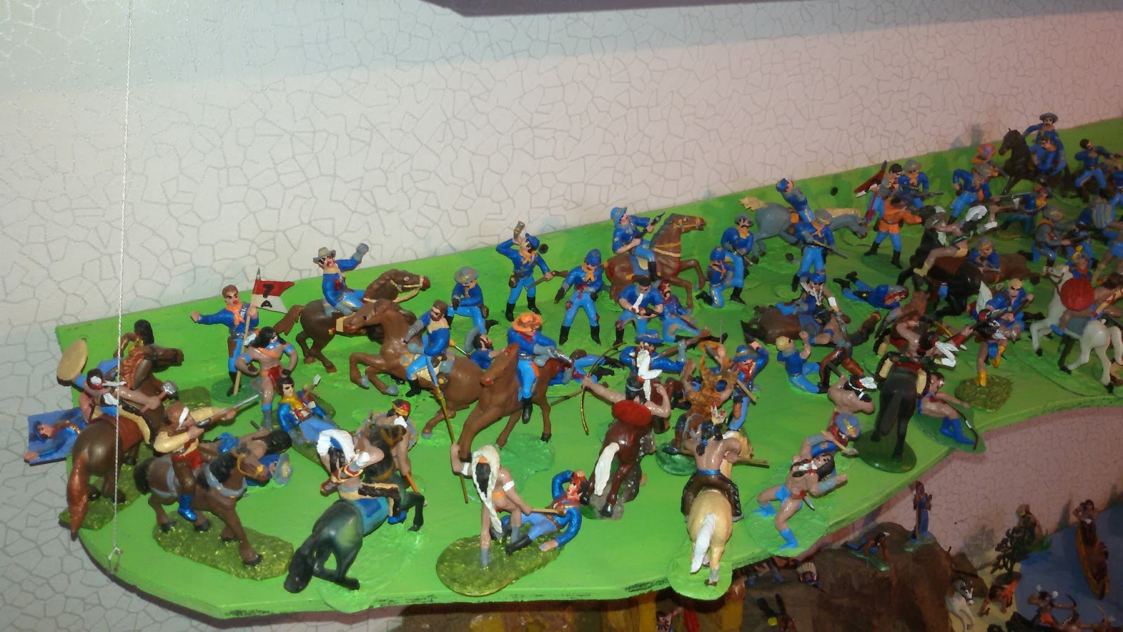 Моя коллекция индейцев и ковбоев ГДР: Фигурки индейцев и ковбоев ГДР