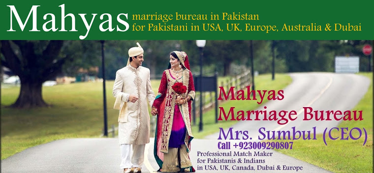 Best Marriage Bureau in Pakistan for Pakistani in USA, UK, Dubai and Canada