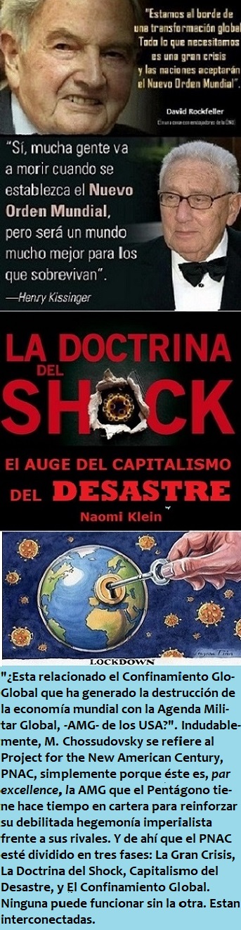 EL PNAC EN 3 FASES: LA GRAN CRISIS, EL SHOCK Y EL CONFINAMIENTO