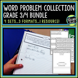 FInding ways to work problem solving into your day is so important.  Problem solving can be word problems--but there are other options as well!  Problem solving, problem solving activities, problem solving lessons, problem solving printables, grade 3 math activities, grade 4 math activities