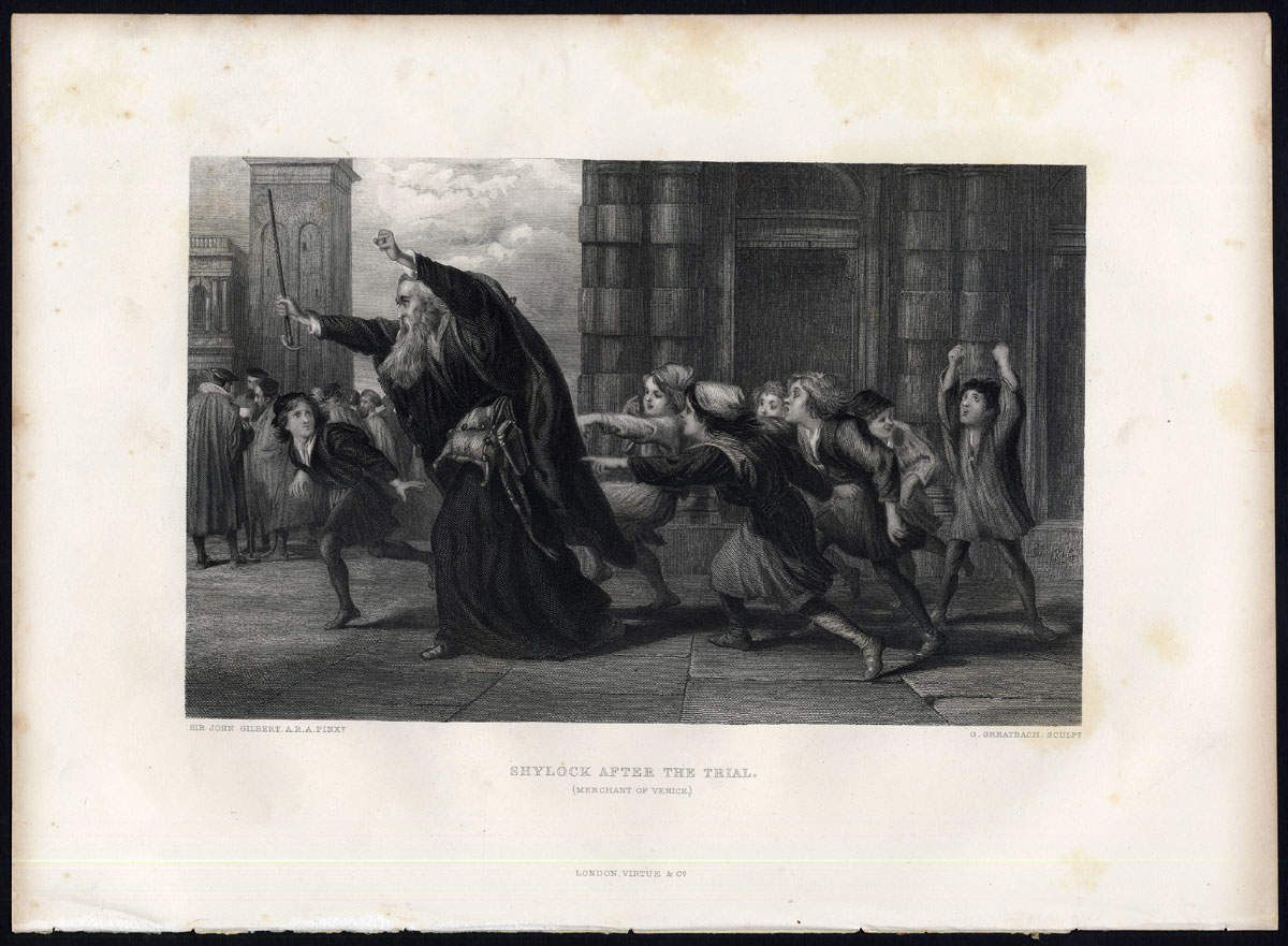 Восстание против ростовщиков год. Шекспир гравюра. Венецианский купец еврей. Купец гравюра. Лондон 1873 год.