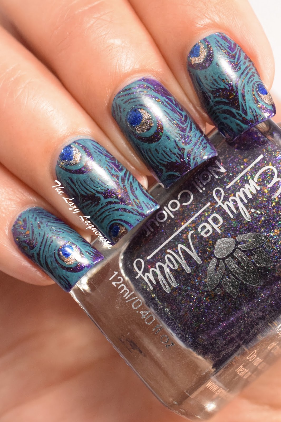 Manicure Manifesto Peacock Feather Nail Art