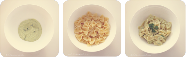 Pasta mit cremiger Avocado-Sauce