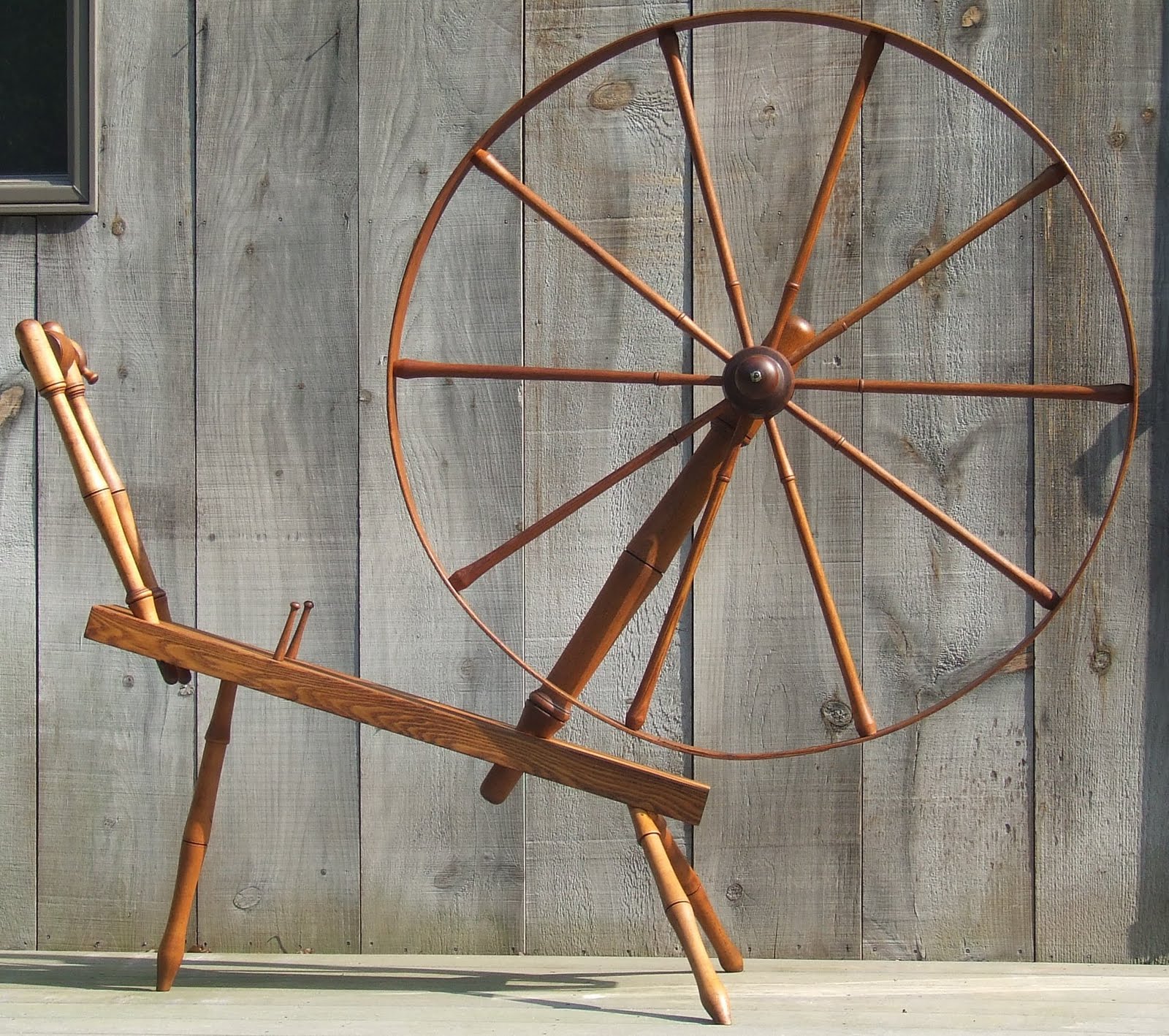 antique_spinning_wheels P. Wood Great Wheel