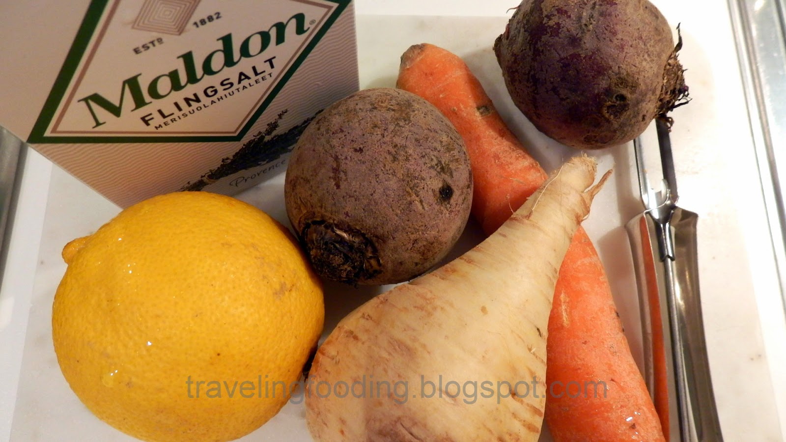 Travel and food Home made root vegetable chips