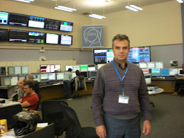 Dr. Bill Drougas at the CERN control Center