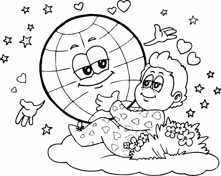 earth day coloring pages 2013 - photo #35