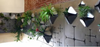 Maceteros verticales : Jardines verticales y cubiertas vegetales