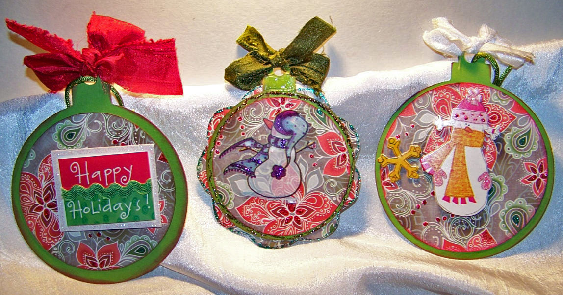 Patricia's Paper Crafts Handmade Christmas 2011 Ornaments