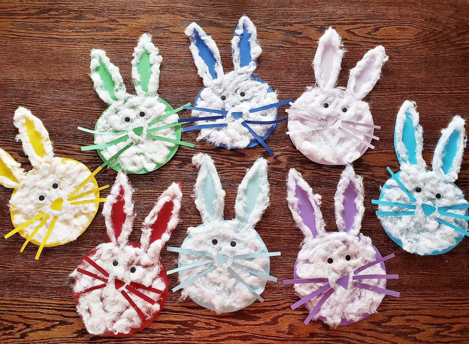 Easter Crafts for Kids: Cotton Ball Bunnies! - Making Things is