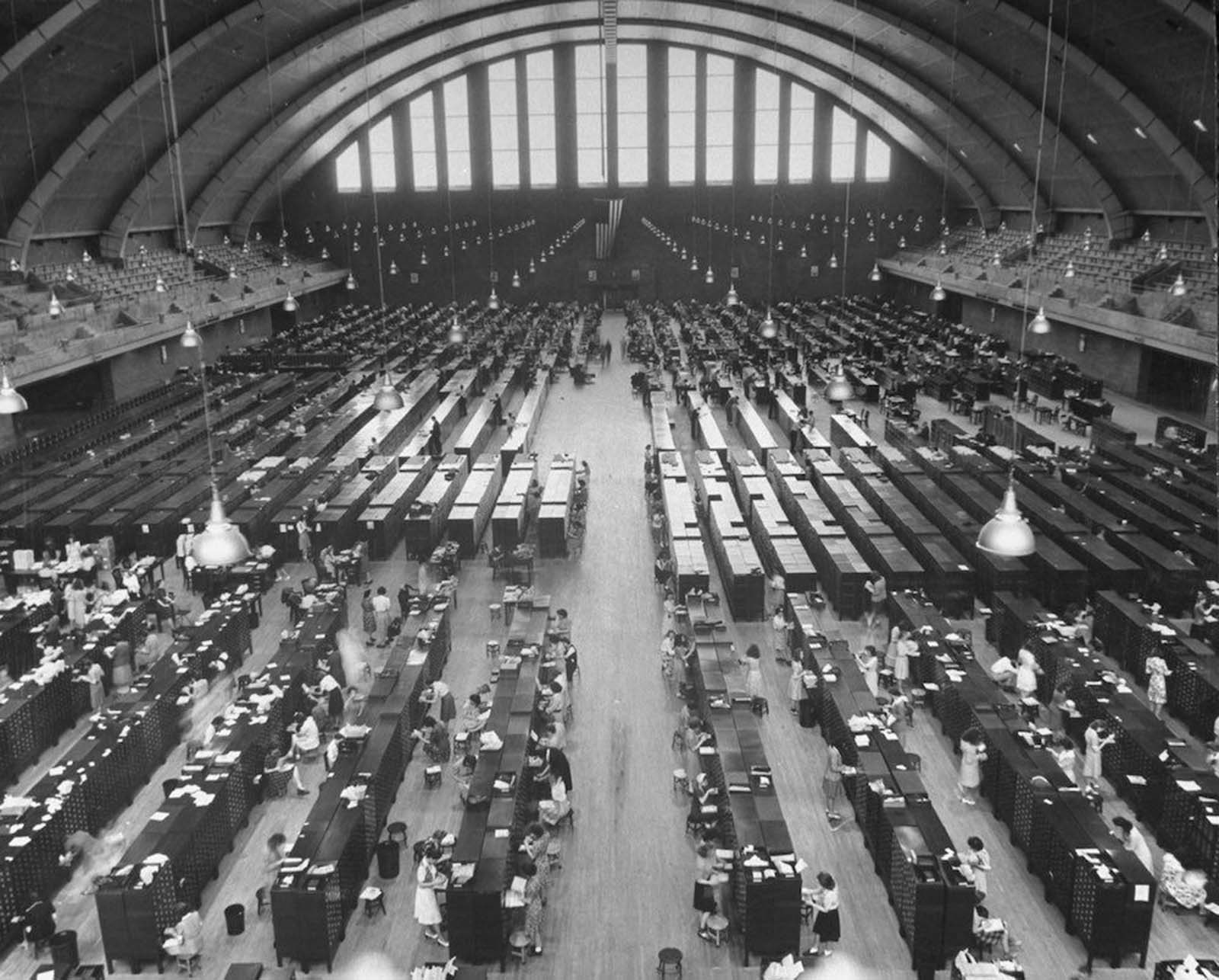 With its distinctive domed roof, the D.C. Armory opened in 1941 as the headquarters, armory and training facility for the D.C. National Guard.