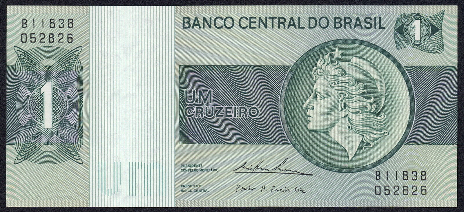 Brazil 1 Cruzeiro banknote 1975World Banknotes & Coins Pictures Old Money, Foreign Currency