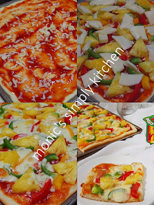 cara buat pizza vegetarian