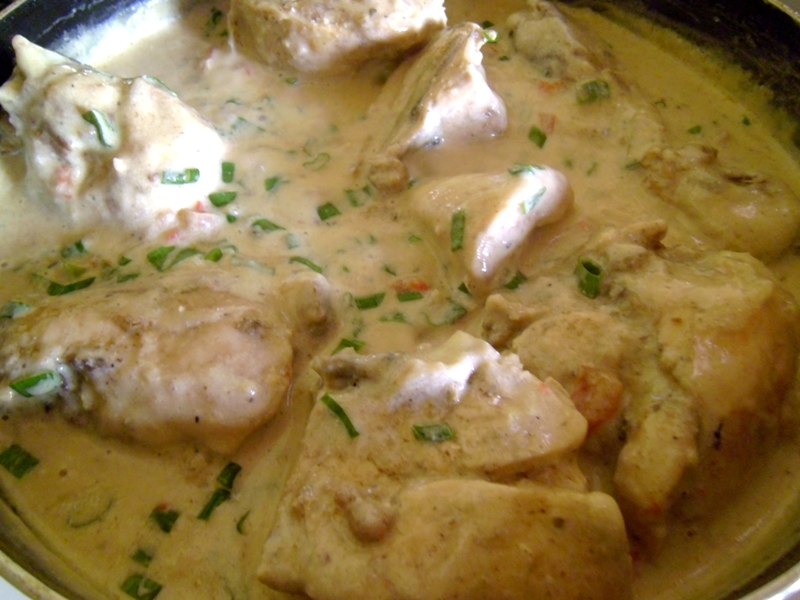 Mi cocina Pollo en salsa bechamel