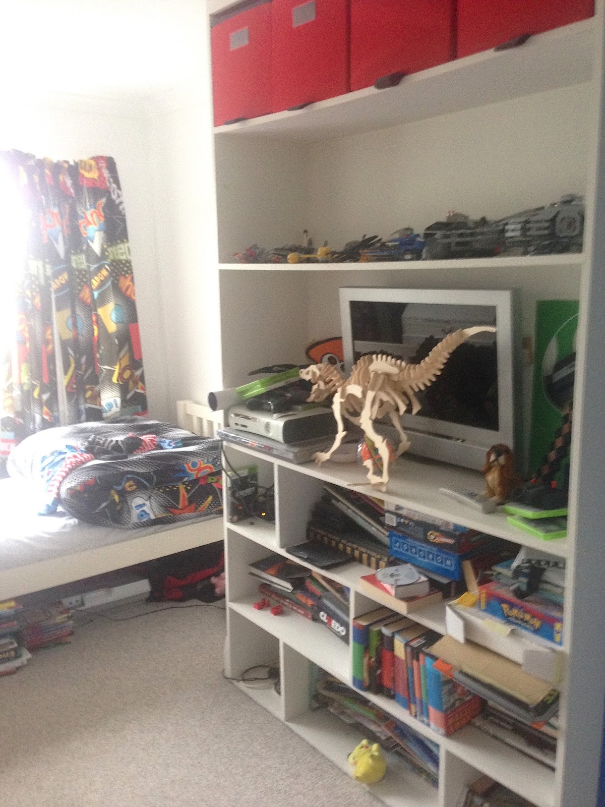 The boys bedroom before & after the white approach