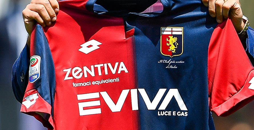 Genoa CFC 2018/19 Lotto Home Kit - FOOTBALL FASHION