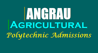 ANGRAU Agriculture Polytechnic Admission Notification 2024