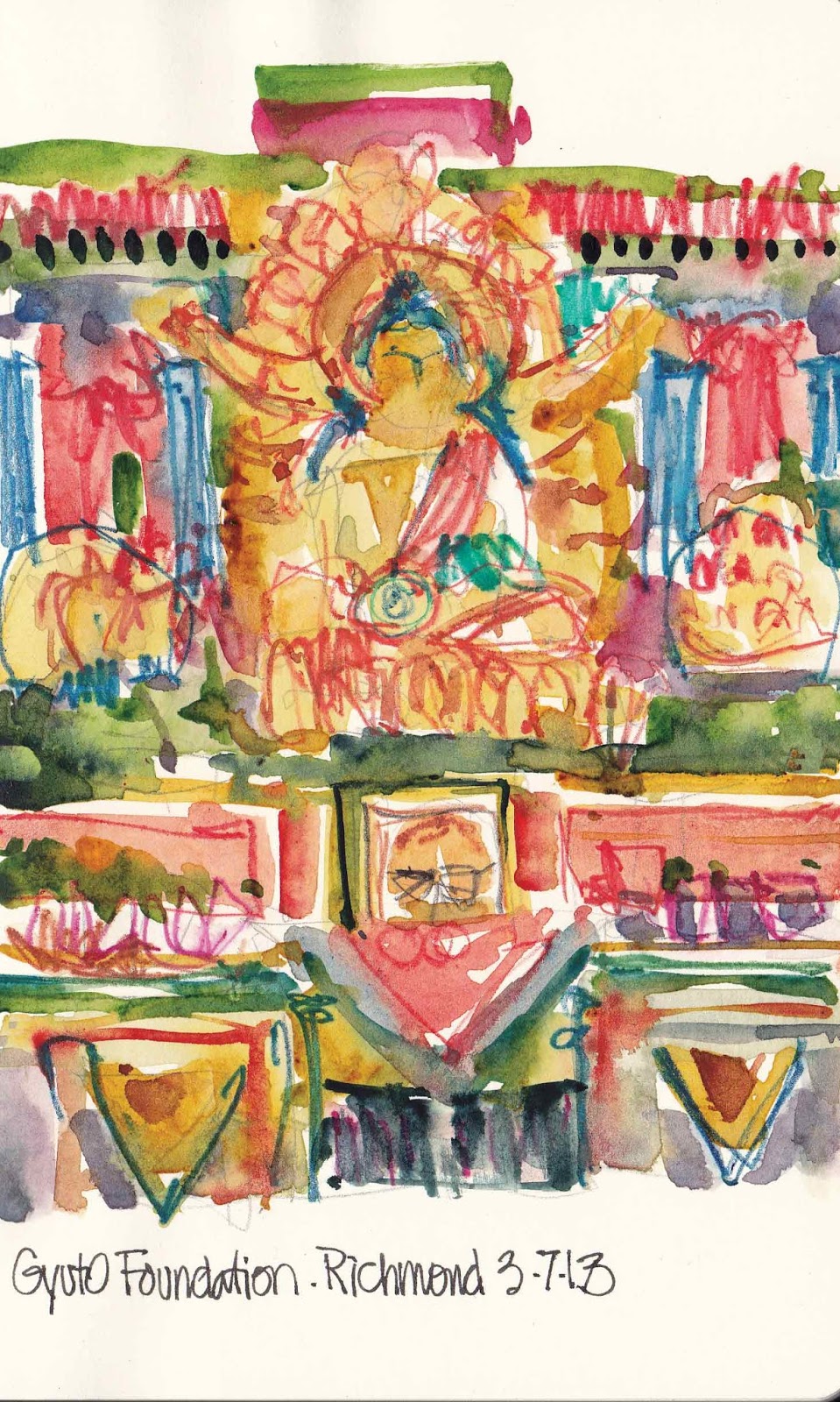 Urban Sketchers S.F. Bay Area Gyuto Foundation