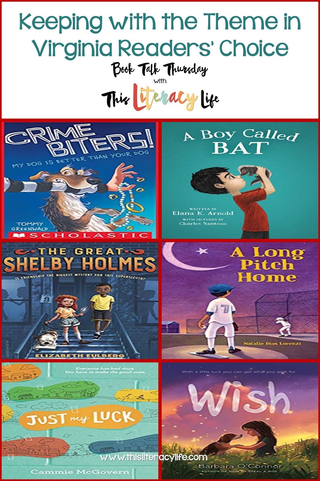Keeping with the Theme in Virginia Readers' Choice This Literacy Life