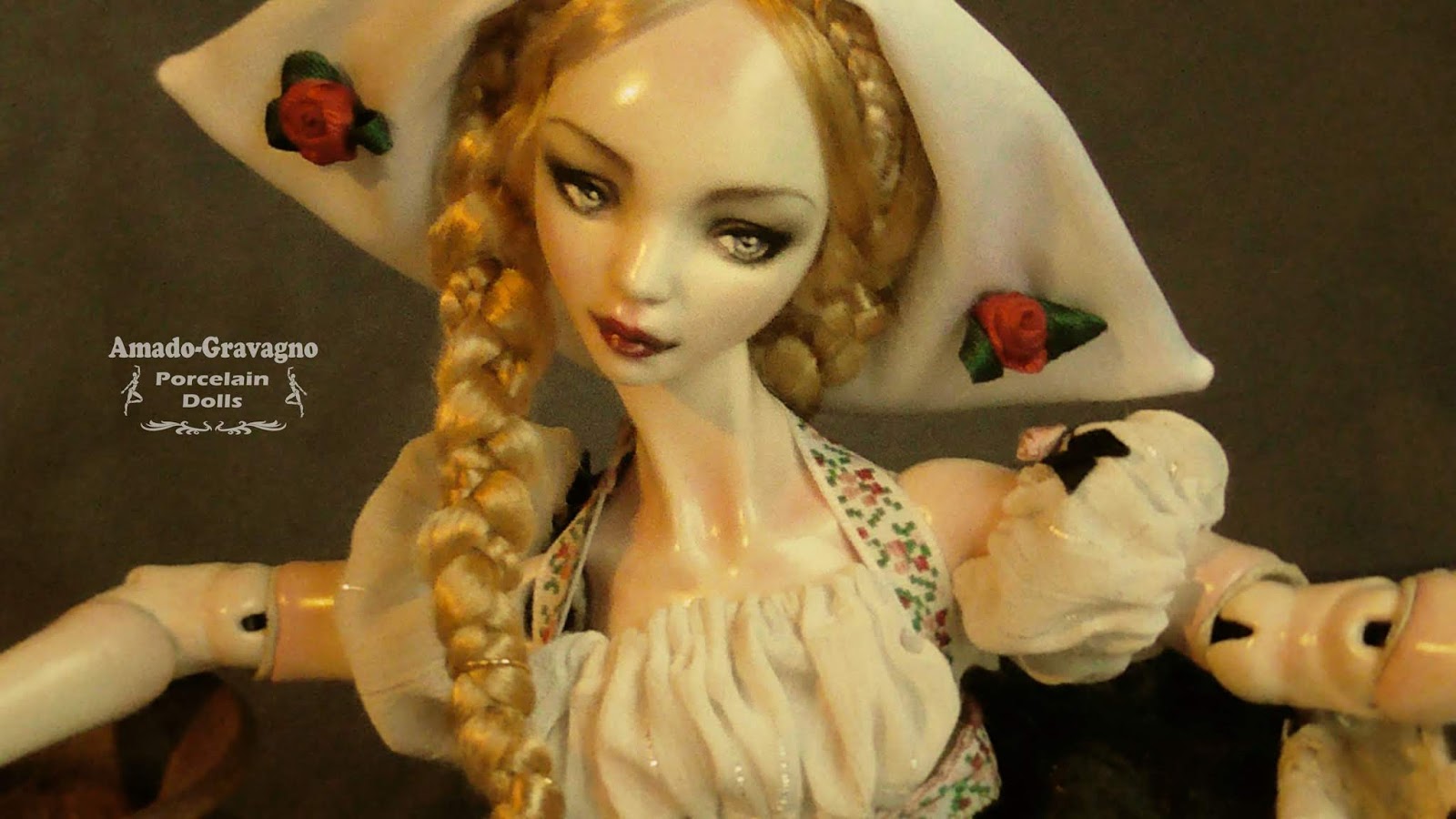 porcelain lolita bjd folk doll 
