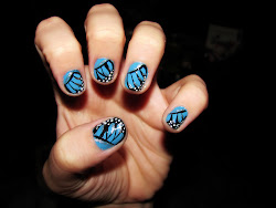 nails aztec tribal
