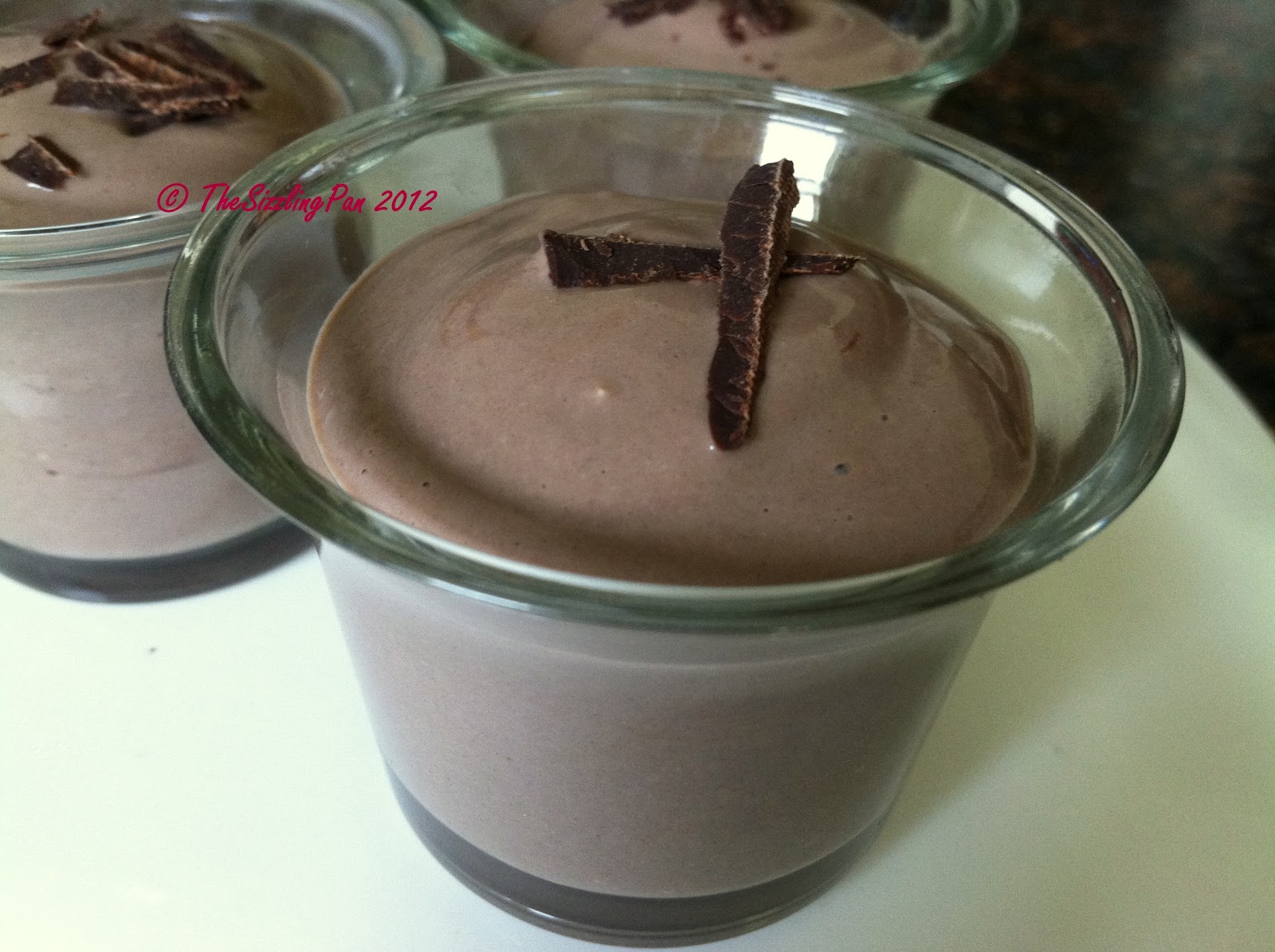 The Sizzling Pan "Nutritious and Delicious" Tofu Chocolate Mousse