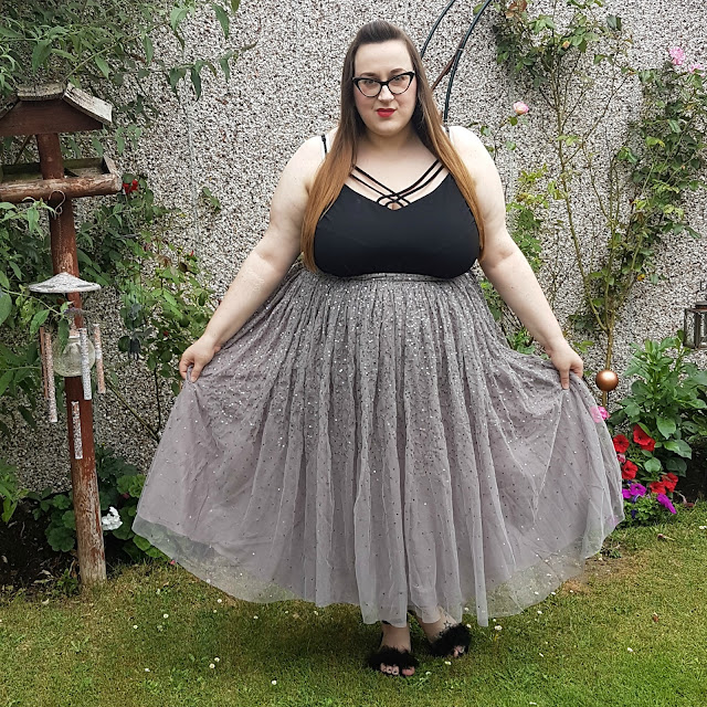 ASOS CURVE Tulle Prom Skirt with Embellishment review