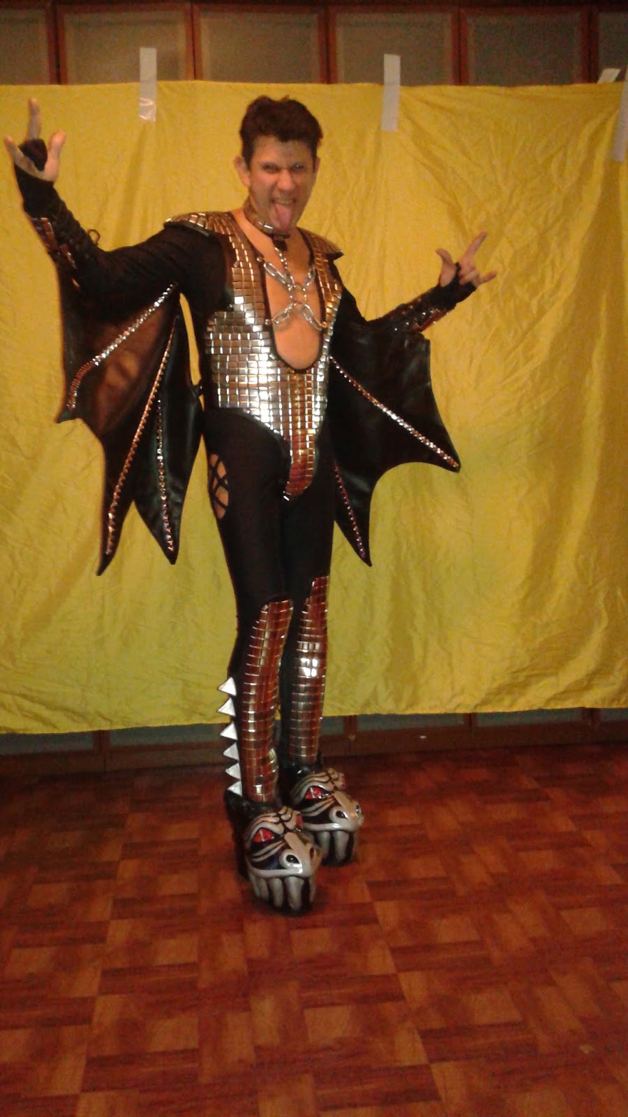 KISS COSTUMES & BOOTS Avery satisified customer with his two new KISS