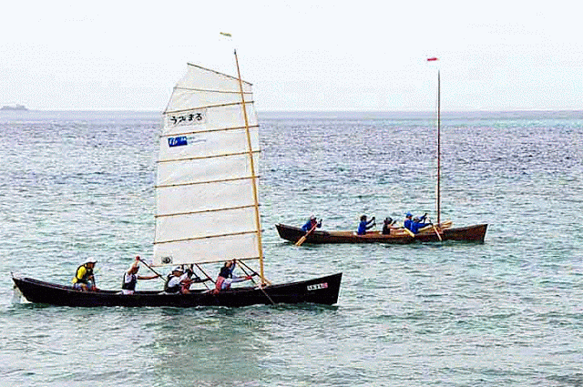 Umimaru, sailing