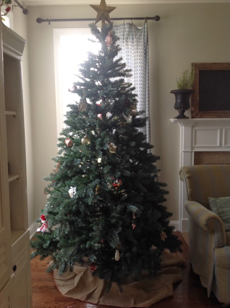 Right up my alley How To Make Your Fake Christmas Tree Look Not So Fake