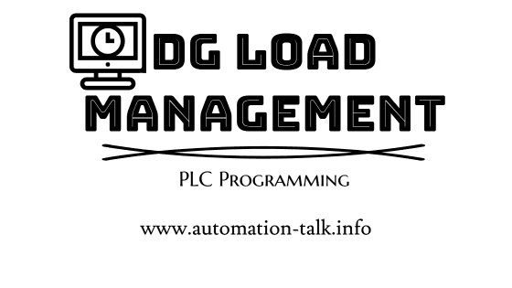 PLC Program for 2 DG Load Management