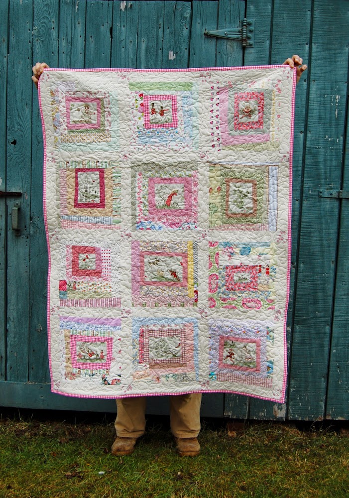 birds of the air quilts Mother Goose quilt finished