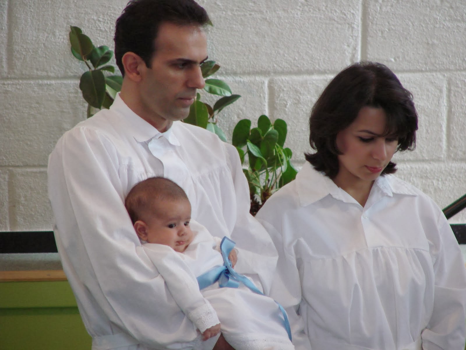 تعمید خانوادگی من و همسر وپسرم در کلیسا