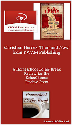 C.S. Lewis: Master Storyteller (Christian Heroes, Then and Now from YWAM Publishing), a review on Homeschool Coffee Break @ kympossibleblog.blogspot.com