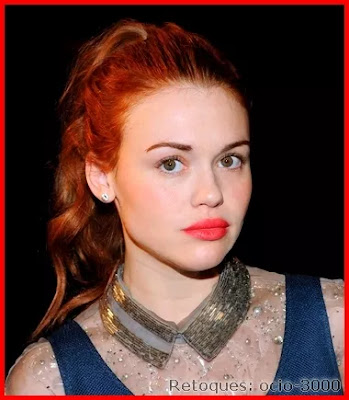 Pelirrojos Famosos Naturales: Holland Roden es una pelirroja que tuvo rol en Lobo adolescente o Teen Wolf.